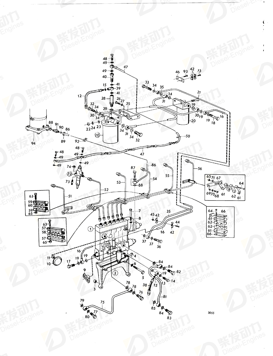 VOLVO Clamp 946834 Drawing